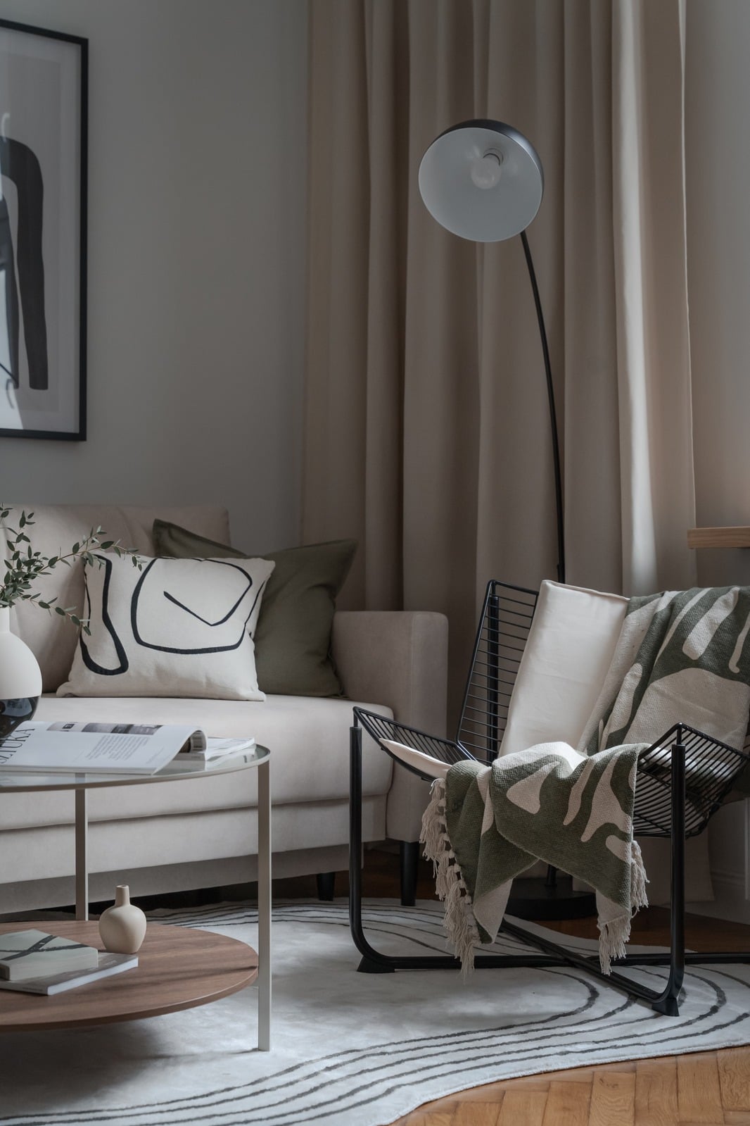 Salon po home stagingu